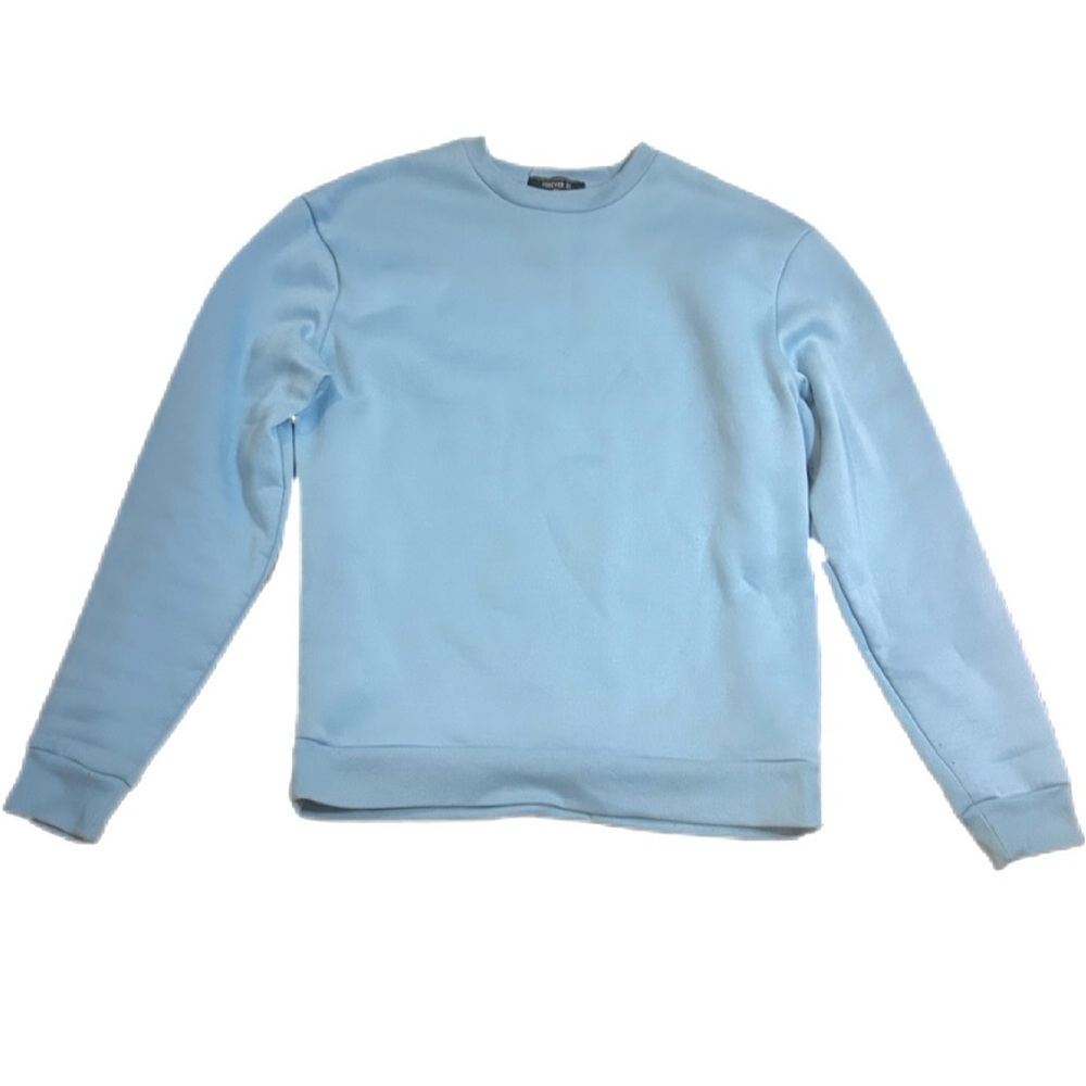 🩵3/$18🩵 Forever 21 Sky Blue Crewneck Sweater